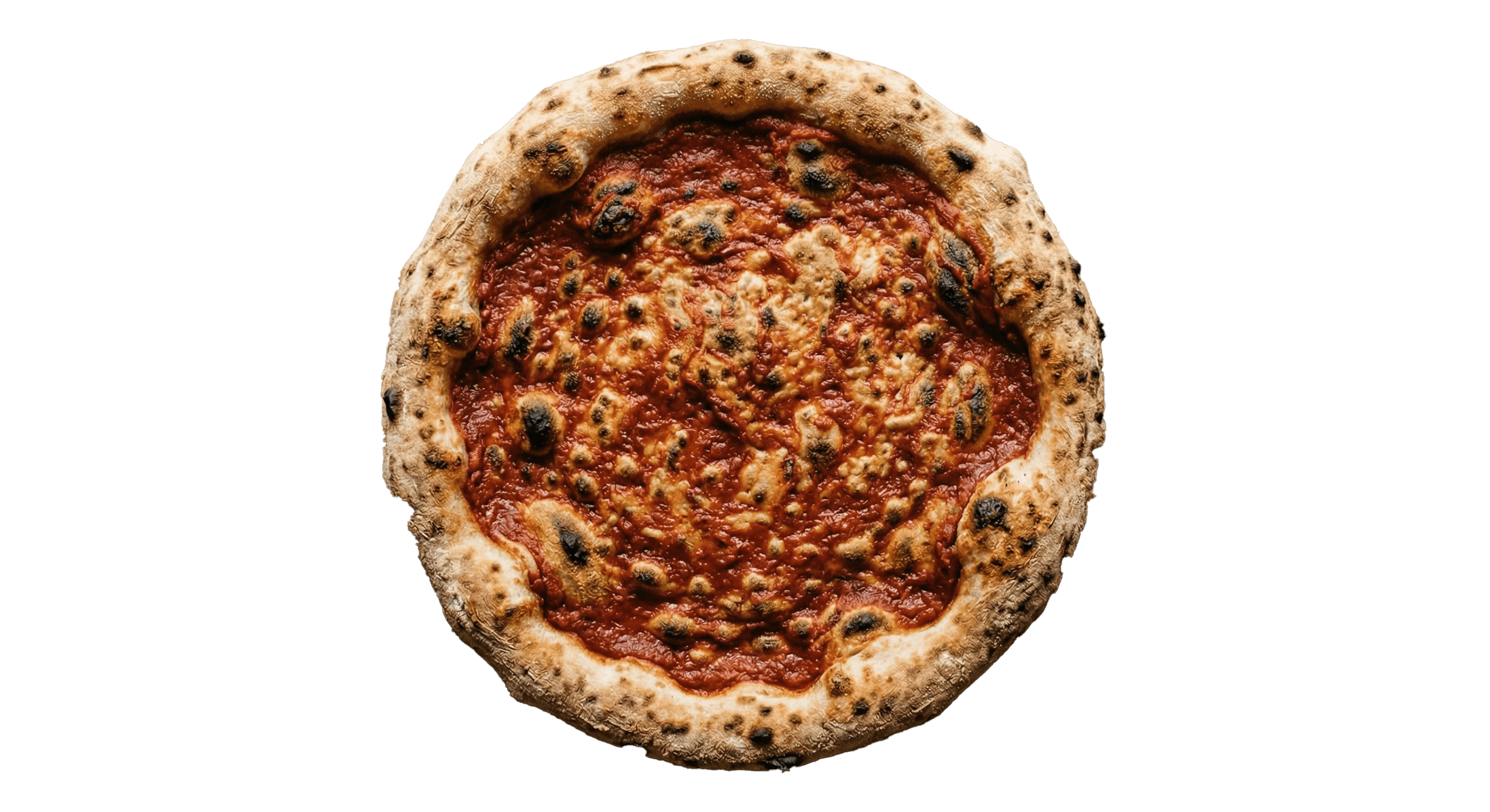 Pizza mit Tomatensauce